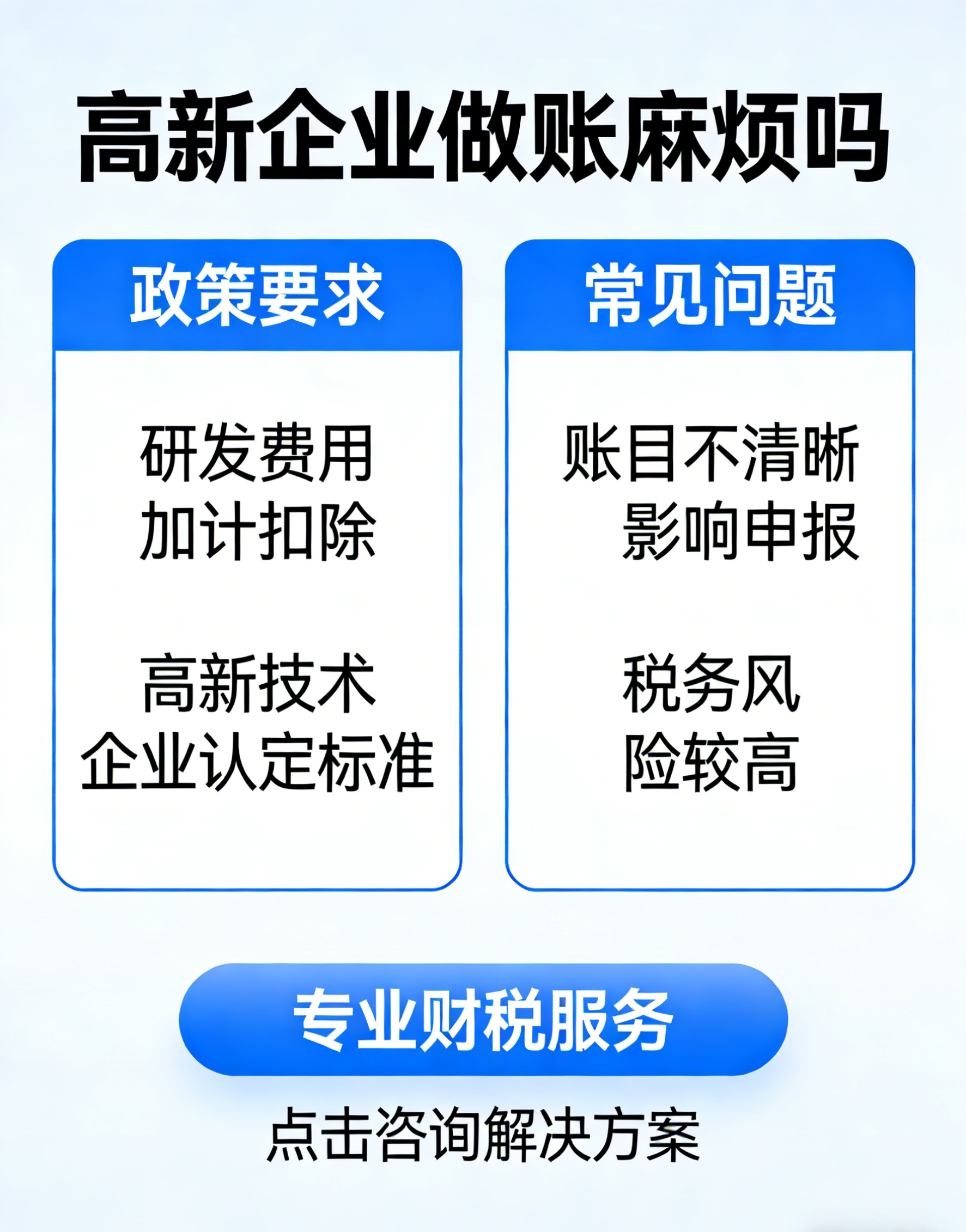 高新企业做账很麻烦吗